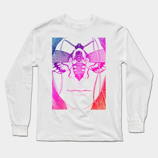 Darth Moth Long Sleeve T-Shirt by pakowacz